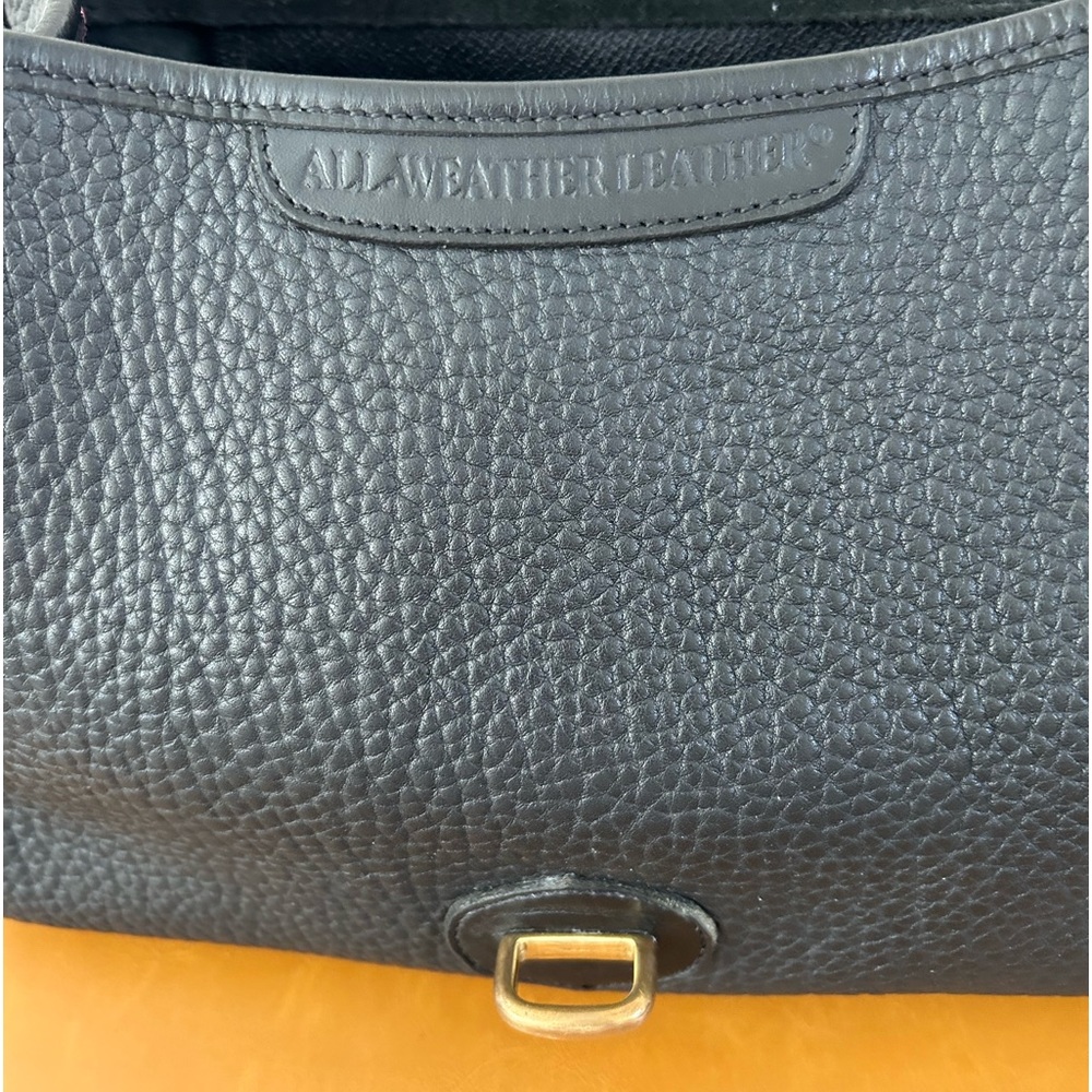 Vintage Dooney & Bourke Essex Large Bag Black Pebbled Leather - Picture 3 of 11